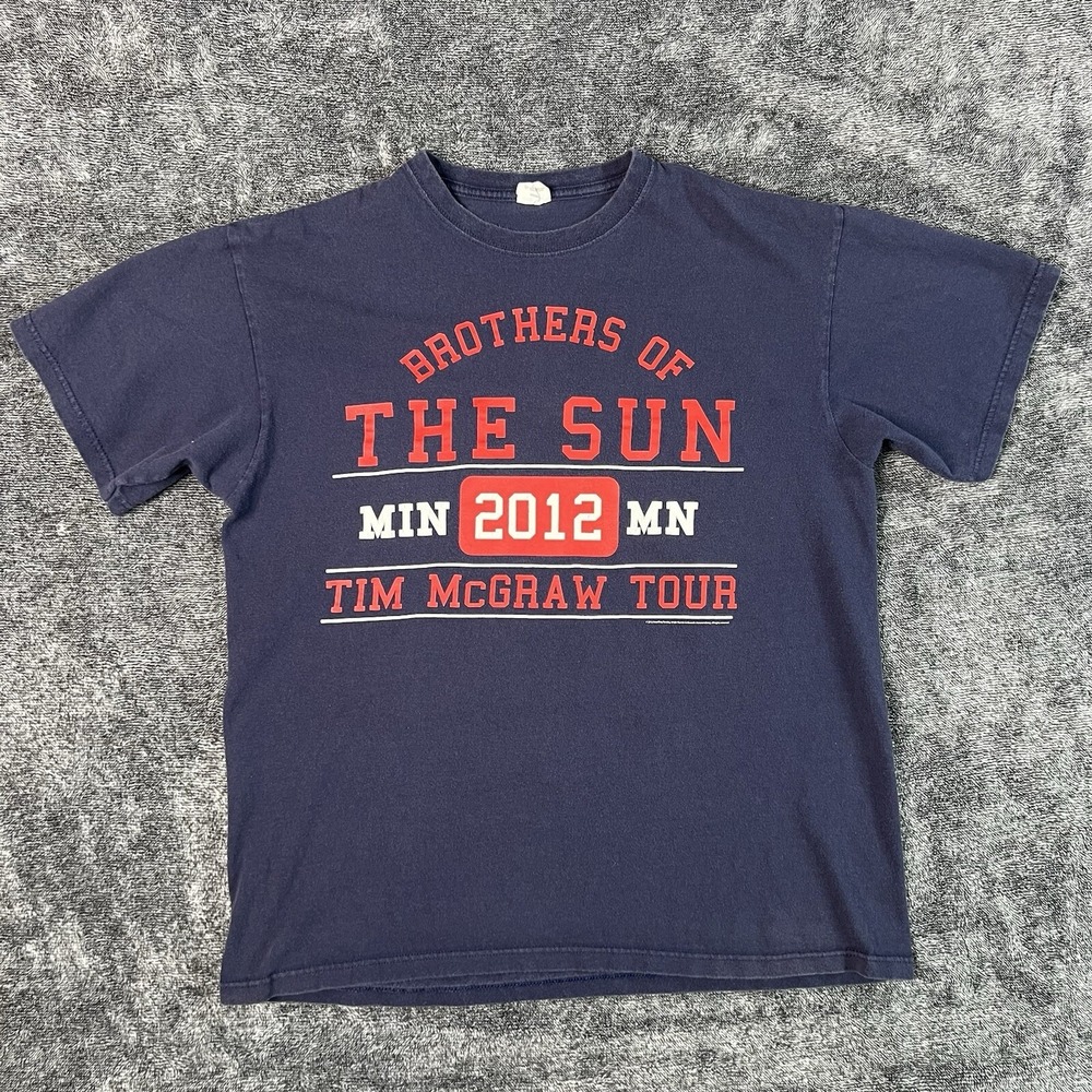 Tim McGraw Brothers Of The Sun Tour 2012 Graphic Shirt Country Music Large
